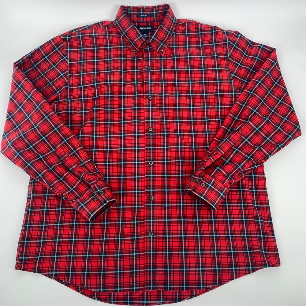 Lands' End XLarge Long Sleeve Button Down Traditional Fit  - Bundle of 3‎ - Picture 7 of 16